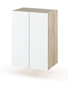 Szafki łazienkowe - Szafka Łazienkowa Wisząca 40cm HUGO Dąb Sonoma Biały Mat - miniaturka - grafika 1