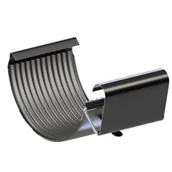 Rynny i akcesoria - Łącznik rynny 125 stal ALUCYNK KROP - miniaturka - grafika 1