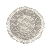 Dywany - Dywan Jardin okrągły 100 cm szary - miniaturka - grafika 1