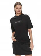 Koszulki i topy damskie - T-shirt damski Calvin Klein K20K206778 BEH czarny, rozmiar XL - miniaturka - grafika 1