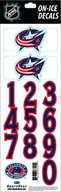 Hokej - Numery na kasku Sportstape  ALL IN ONE HELMET DECALS - COLUMBUS BLUE JACKETS - miniaturka - grafika 1