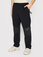 Spodnie sportowe męskie - Reebok Spodnie dresowe HB5957 Czarny Regular Fit - miniaturka - grafika 1
