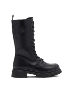 Nelli Blu Kozaki CS6171-05 Czarny - Buty dla dziewczynek - miniaturka - grafika 1