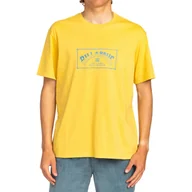 Koszulki męskie - Męska Koszulka z krótkim rękawem BILLABONG ARCH TEES EBYZT00100-YHL0 – Żółty - miniaturka - grafika 1