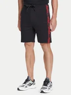 Spodenki męskie - HUGO Szorty sportowe Liam 50540936 Czarny Regular Fit - miniaturka - grafika 1
