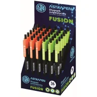 Długopisy - Długopis automat. trójkąt Fusion 0,6mm (36szt) - miniaturka - grafika 1