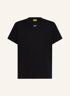 Off-White T-Shirt schwarz - Moda i Uroda OUTLET - miniaturka - grafika 1