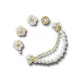 Glany damskie - Zestaw 5 przypinek Jibbitz™ Gold And Floral 5 Pack 10014675 (CR376-a) Crocs - miniaturka - grafika 1