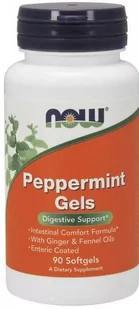Now Foods - Peppermint Gels 90 Softgels - Witaminy i minerały dla sportowców - miniaturka - grafika 1
