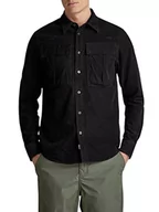 Koszule męskie - G-STAR RAW Męska koszula uniseks Submarine Regular, Czarny (Dk Black Gd D21986-c436-b564), XL - miniaturka - grafika 1