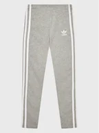 Legginsy - adidas Legginsy adicolor HI2277 Szary Extra Slim Fit - miniaturka - grafika 1