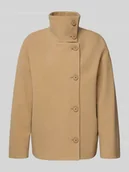 Płaszcze męskie - Krótki płaszcz o luźnym kroju z wełny model ‘MAJELAA WOOL’ - miniaturka - grafika 1