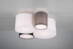 Trio Leuchten Lampa sufitowa Hotel, cztery tekstylne klosze - Lampy sufitowe - miniaturka - grafika 1