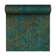 Tapety - Tapeta Geo WL2501 3D zielona winylowa na flizelinie - miniaturka - grafika 1