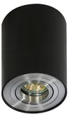 Lampy sufitowe - Azzardo BROSS 1 GM4100 Czarny/ALU Oprawa sufitowa GU10 50W 267 / GM4100 BK/ALU - miniaturka - grafika 1