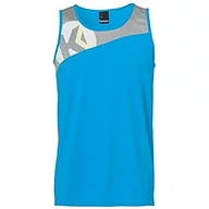 Koszulki sportowe męskie - Kempa Core 2.0 Singlet, niebieski/ciemnoszary melan, XXL - miniaturka - grafika 1