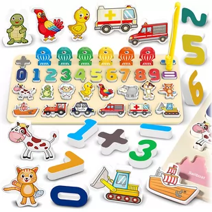 Ricokids, Tablica Edukacyjna, Zabawka, Układanka, Sorter - Układanki dla dzieci - miniaturka - grafika 1