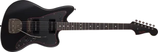 Fender Made in Japan Limited Hybrid II Jazzmaster Noir Rosewood Fingerboard Black - Gitary elektryczne - miniaturka - grafika 1