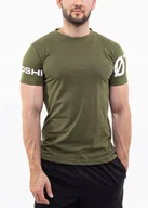 Koszulki męskie - Ozoshi koszulka męska t-shirt bluzka sportowa wygodna bawełna roz. L - miniaturka - grafika 1