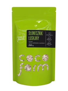Coco Farm Słonecznik Łuskany, Słońce Zamknięte W Pestkach 250G - Ziarna i nasiona roślin strączkowych - miniaturka - grafika 1