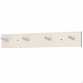 Wieszaki i stojaki - Wieszak ścienny Siri Drewniany Biały - miniaturka - grafika 1