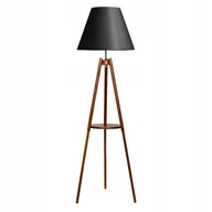 Lampy stojące - lampy,lampa stojąca podłogowa ls-20 drewno abażur - miniaturka - grafika 1