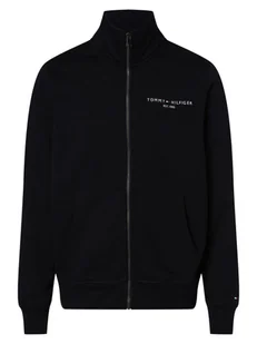 Tommy Hilfiger Męska bluza rozpinana Mężczyźni niebieski jednolity, S - Bluzy męskie - miniaturka - grafika 1