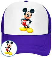 Czapki i chusty sportowe męskie - CZAPKA Z DASZKIEM MYSZKA MIKI DLA DZIECI NA LATO NIEBIESKA BEJSBOLÓWKA - miniaturka - grafika 1