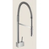 Baterie kuchenne - Hansgrohe 12803800 Starck Jednouchwytowa bateria kuchenna 240 Semi-Pro stal szlachetna - miniaturka - grafika 1