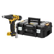 Nitownice - DeWalt DCF403NT-XJ akumulatorowa nitownica 18V XR 3/32", 3/16", 5/32", 1/8" bez akumulatorów i ładowarki w walizce TSTAK - miniaturka - grafika 1