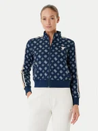 Bluzy damskie - Guess Bluza V5YQ07 K0282 Granatowy Regular Fit - miniaturka - grafika 1