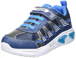 Geox Chłopięce J Assister Boy B sneakersy, Navy Lt Blue, 24 EU - Buty dla chłopców - miniaturka - grafika 1