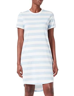 Sukienki - ONLY Sukienka damska Onlmay S/S Stripe Dress JRS, Cashmere Blue/Stripes:cloud Dancer (Kia), M - grafika 1