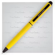 Długopisy - Długopis metalowy touch pen, Pierre Cardin Celebration, żółty - miniaturka - grafika 1