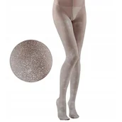 Rajstopy - Winmann, Rajstopy z brokatem, srebrne - miniaturka - grafika 1