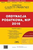 Prawo - Ordynacja podatkowa, NIP 2016 - Infor - miniaturka - grafika 1
