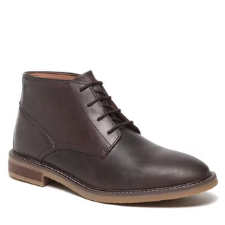 Botki męskie - Clarks Trzewiki Jaxen Mid 261627247 Brown Leather - grafika 1