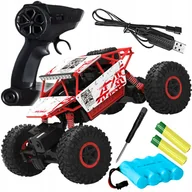 Zabawki zdalnie sterowane - DUŻY Samochód Zdalnie Sterowany Terenowy 4x4 Auto Na Akumulator RC +Baterie 6255 - miniaturka - grafika 1