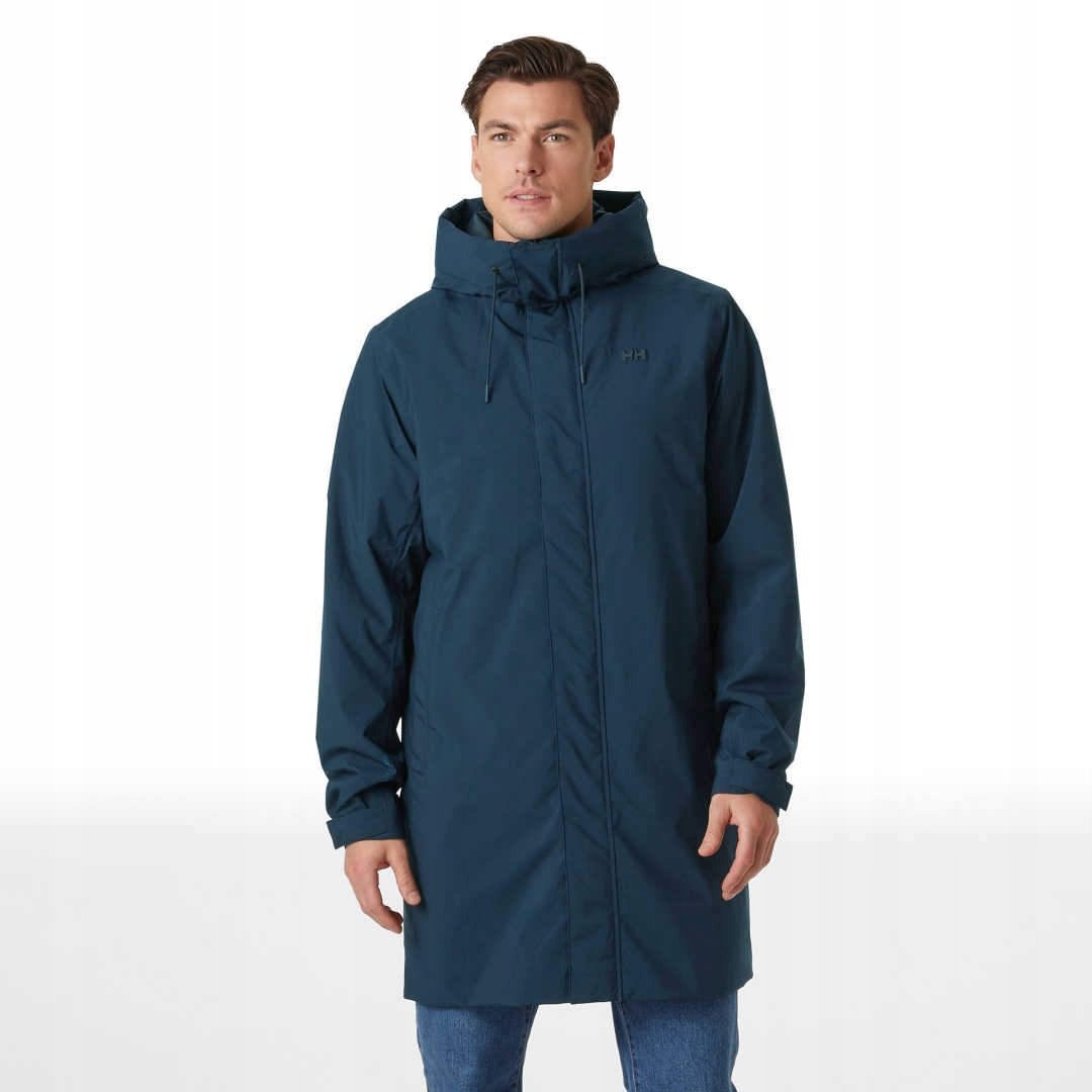 Płaszcz ocieplany Helly Hansen MUNICH INS RAIN COAT-Navy XL