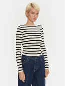 Bluzki damskie - Gap Bluzka 797732-01 Écru Regular Fit - miniaturka - grafika 1