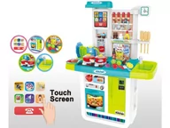 Zabawki AGD - Multifunkcyjna Kuchnia Z Płytą Gazową I Panelem Dotykowym Niebieska - miniaturka - grafika 1