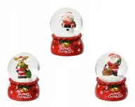 Ozdoby bożonarodzeniowe - Kula śnieżna renifer figurka stojąca świąteczna 5x6 cm 1szt - miniaturka - grafika 1