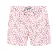 Kąpielówki męskie - PEPE JEANS KĄPIELÓWKI STRUKTURALNE Z WIĄZANIEM RÓŻOWE XL KWA - miniaturka - grafika 1