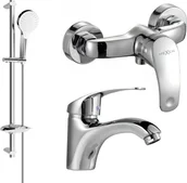 Zestawy baterii łazienkowych - Mexen Fabia DB05 zestaw prysznicowy, chrom - 746504DB05-00 - miniaturka - grafika 1