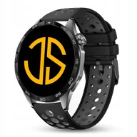 Akcesoria do smartwatchy - PASEK SILIKONOWY 22mm - CZARNO-SZARY - miniaturka - grafika 1