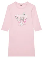 Sukienki i spódniczki dla dziewczynek - Guess Sukienka codzienna J3YK13 KA6W4 Różowy Regular Fit - miniaturka - grafika 1