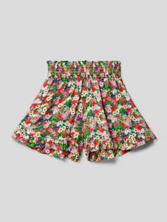 Spodnie i spodenki dla dziewczynek - Szorty z czystej wiskozy z marszczonym detalem model ‘RIANNE’ - grafika 1