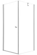 Kabiny prysznicowe - Kabina prysznicowa kwadratowa Hooked 100x100x200 cm profile chromowane Sealskin - miniaturka - grafika 1