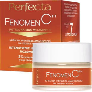 Perfecta Fenomen C Krem do twarzy na pierwsze zmarszczki na dzień i na noc - Kremy do twarzy - miniaturka - grafika 1