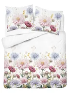 Pościel - Pościel satynowa 200x220 5482a kolorowe kwiaty - miniaturka - grafika 1